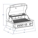 TOP-LINE - ALLGRILL CHEF L" - BUILT-IN  mit Air System"