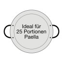 Paella-Pfanne Stahl poliert Ø 70 cm