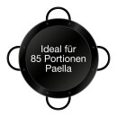 Paella-Pfanne emailliert Ø 100 cm mit 4 Griffen
