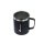 Oztent Kaffe Tasse - Plastik Kappe - schwarz
